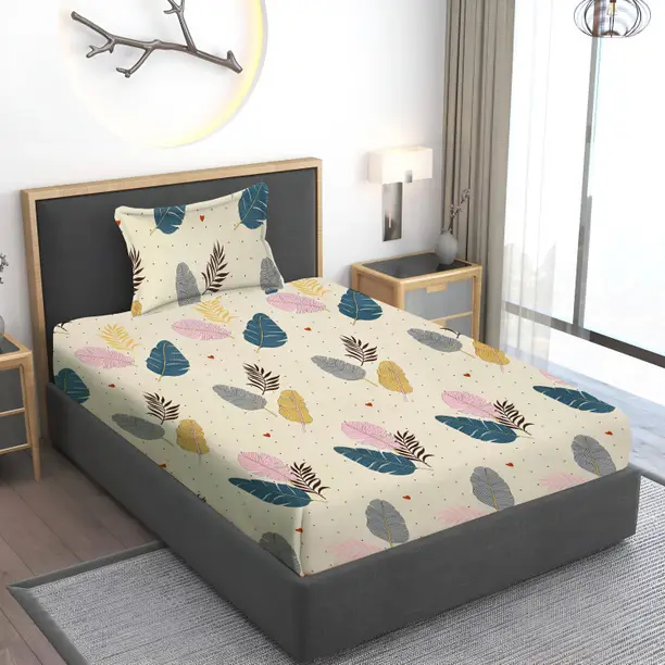 floral-printed-single-bedsheet-with-1-pillow-cover-1-floral-original-imahf9gamsk2mhz6